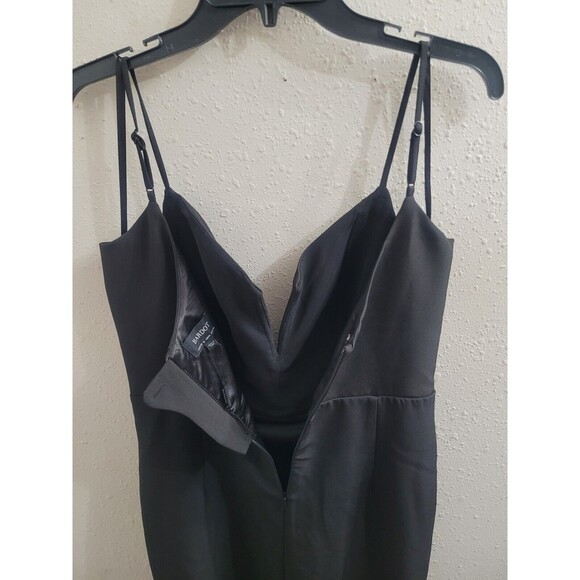 Bardot Women's Black Kristen Flounce Ruffle Hem Midi Cocktail Dress Sz 8 NWOT - Picture 7 of 8